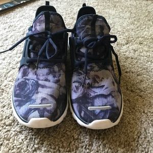 Champion C9 purple and navy athlesiure sneakers